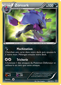 Carte Pokémon Zoroark 102/99 de la série Destinées Futures en vente au meilleur prix