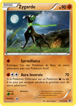 Carte Pokémon Zygarde 52/124 de la série Impact des Destins en vente au meilleur prix