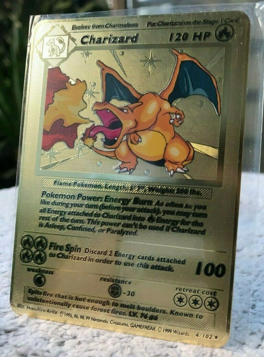 Fausse carte Pokémon Gold