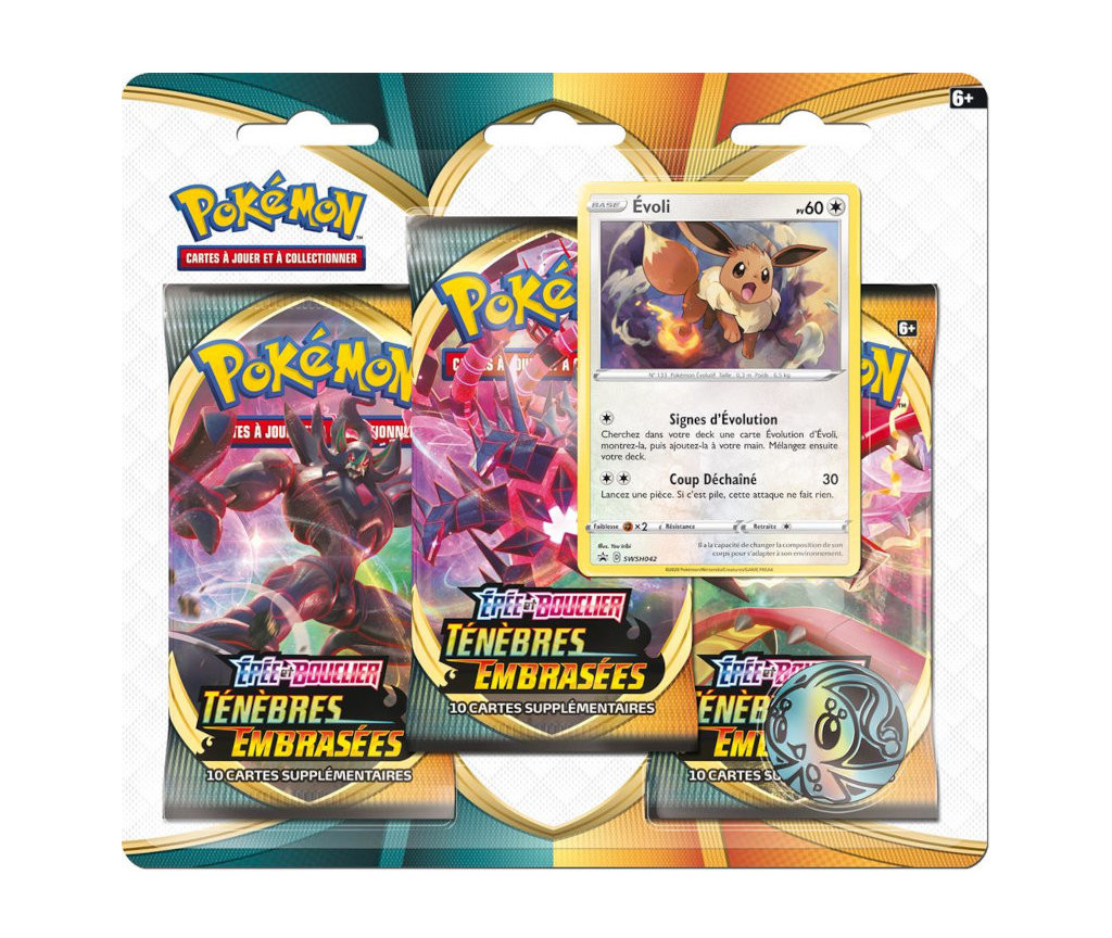 Tripack Pokémon SWSH3 Ténèbres Embrasées