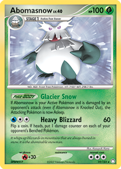 Abomasnow 19/123 Pokémon card from Mysterious Treasures for sale at best price