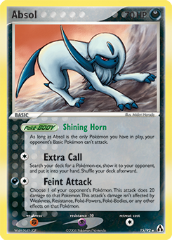 Absol 15/92 Pokémon card from Ex Legend Maker for sale at best price