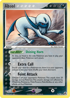 Carte Pokémon Absol 15/92 de la série Ex Créateurs de Légendes en vente au meilleur prix