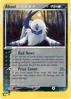 Absol 1/97 Pokémon card from Ex Dragon for sale at best price
