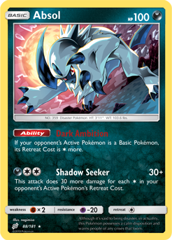 Absol 88/181 Pokémon card from Team Up for sale at best price