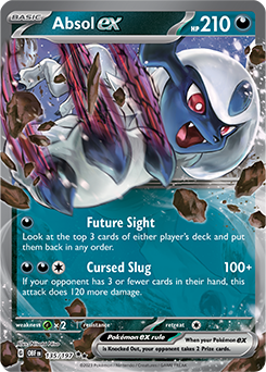 Absol ex 135/197 Pokémon card from Obsidian Flames for sale at best price