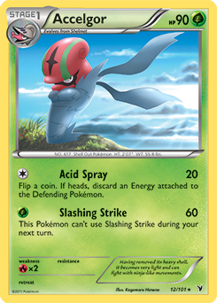 Accelgor 12/101 Pokémon card from Noble Victories for sale at best price