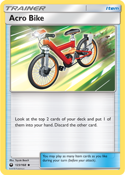 Acro Bike 123/168 Pokémon card from Celestial Storm for sale at best price