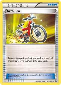 Acro Bike 122/160 Pokémon card from Primal Clash for sale at best price