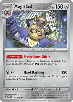 Aegislash 134/182 Pokémon card from Paradox Rift for sale at best price