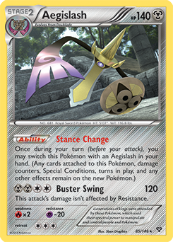 Aegislash 85/146 Pokémon card from X&Y for sale at best price