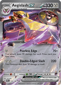 Aegislash ex 135/182 Pokémon card from Paradox Rift for sale at best price