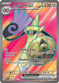 Aegislash ex 230/182 Pokémon card from Paradox Rift for sale at best price