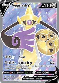 Aegislash V 177/185 Pokémon card from Vivid Voltage for sale at best price