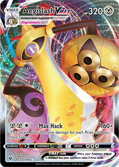 Aegislash VMAX 127/185 Pokémon card from Vivid Voltage for sale at best price