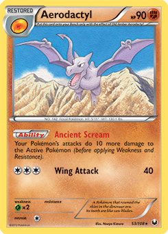 Aerodactyl 53/108 Pokémon card from Dark Explorers for sale at best price