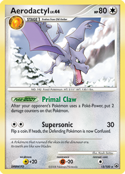 Aerodactyl 15/100 Pokémon card from Majestic Dawn for sale at best price