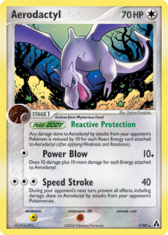 Aerodactyl 1/92 Pokémon card from Ex Legend Maker for sale at best price