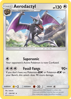 Aerodactyl 130/181 Pokémon card from Team Up for sale at best price