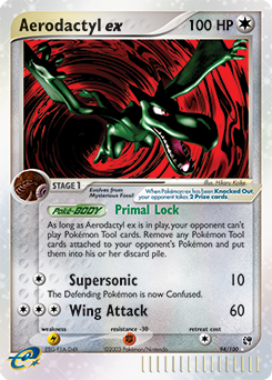 Carte Pokémon Pokémon ex Ptera ex 94/100 de la série Ex Tempête de Sable