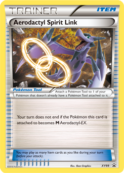 Promo Pokémon card Aerodactyl Spirit Link XY99 from XY Promos expansion