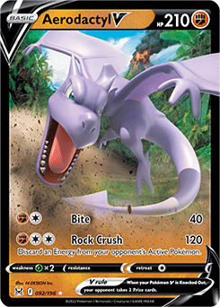 Aerodactyl V 092/196 Pokémon card from Lost Origin for sale at best price