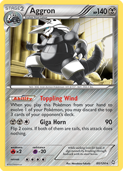 Aggron 80/124 Pokémon card from Dragons Exalted for sale at best price