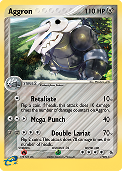 Aggron 1/109 Pokémon card from Ex Ruby & Sapphire for sale at best price