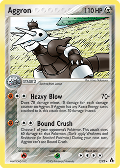 Aggron 2/92 Pokémon card from Ex Legend Maker for sale at best price