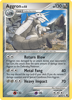Aggron 14/111 Pokémon card from Rising Rivals for sale at best price