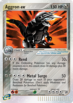 Carte Pokémon Galeking ex 95/100 de la série Ex Tempête de Sable en vente au meilleur prix