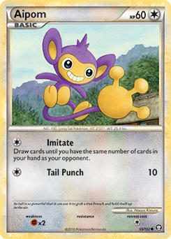 Aipom 55/102 Pokémon card from Triumphant for sale at best price