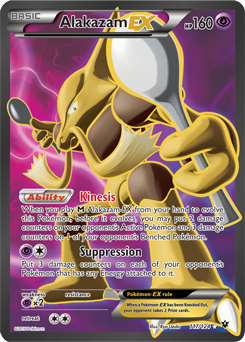 Alakazam EX 117/124 Pokémon card from Fates Collide for sale at best price