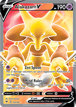 Card Alakazam-EX 25/124 da coleção Fates Collide