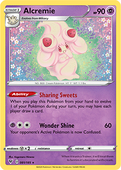 Alcremie 081/185 Pokémon card from Vivid Voltage for sale at best price