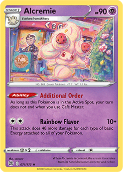 Alcremie 071/172 Pokémon card from Brilliant Stars for sale at best price