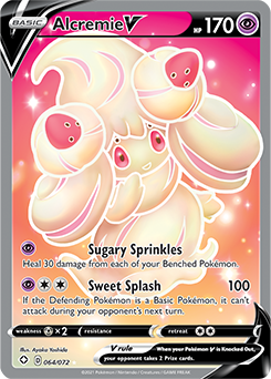 Alcremie V 064/072 Pokémon card from Shining Fates for sale at best price