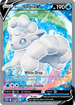 Alolan  Vulpix V 173/195 Pokémon card from Silver Tempest for sale at best price