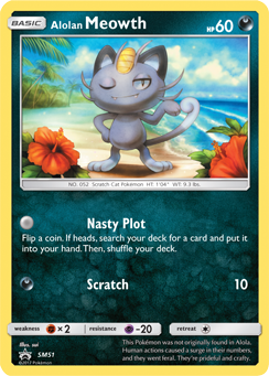 Alolan Meowth SM51 Pokémon card from Sun and Moon Promos for sale at best price