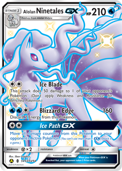 Alolan Ninetales GX SV53/SV94 Pokémon card from Hidden Fates for sale at best price