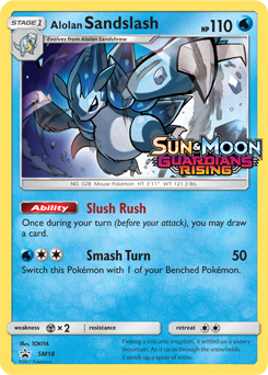 Alolan Sandslash SM18 Pokémon card from Sun and Moon Promos for sale at best price