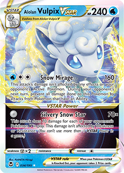 Alolan Vulpix VSTAR 034/195 Pokémon card from Silver Tempest for sale at best price