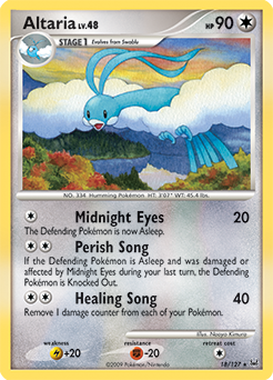 Altaria 18/127 Pokémon card from Platinuim for sale at best price