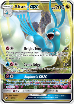 Altaria GX 41/70 Pokémon card from Dragon Majesty for sale at best price