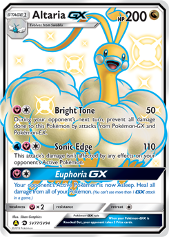 Altaria GX SV77/SV94 Pokémon card from Hidden Fates for sale at best price