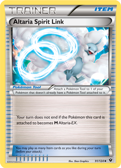 Altaria Spirit Link 91/124 Pokémon card from Fates Collide for sale at best price
