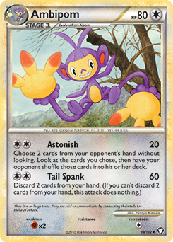 Ambipom 13/102 Pokémon card from Triumphant for sale at best price