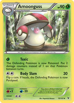 Amoonguss 10/101 Pokémon card from Noble Victories for sale at best price