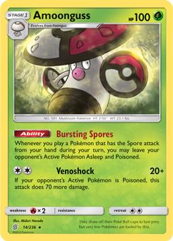 Amoonguss 14/236 Pokémon card from Unified Minds for sale at best price