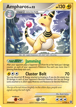 Ampharos 1/132 Pokémon card from Secret Wonders for sale at best price
